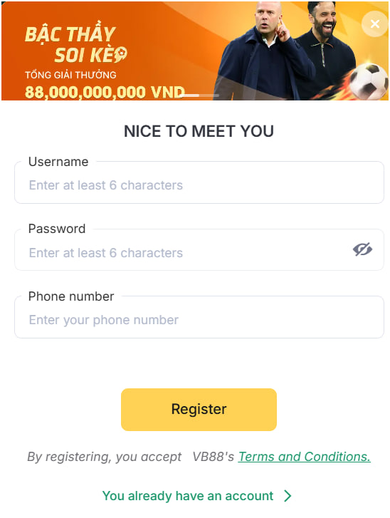VB88 Register
